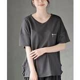 ZIPポケットVネックワイドT | rps | 詳細画像6