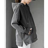 CHACグレー | サイドＺＩＰダンボールワイドパーカー | rps