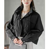 ブラック | スタンドショートナイロンジャケット | rps