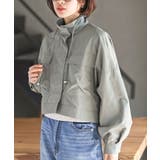 ライトカーキ | スタンドショートナイロンジャケット | rps