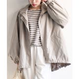 ベージュ | スタンドカラーナイロンコート | rps