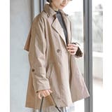 トレンチ風Aラインコート | rps | 詳細画像14