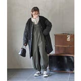 ボア×ウェーブキルト切替ノーカラーコート | rps | 詳細画像11