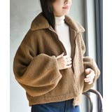 コクーンスリーブWZIPショートコート | rps | 詳細画像32