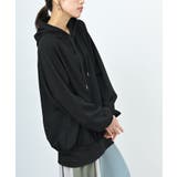 カットジョーゼットBIGシルエットパーカー | rps | 詳細画像7