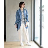 リボン袖デニムシャツチュニック | rps | 詳細画像2