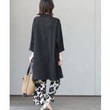 ７分袖スキッパーシャツワンピース | rps | 詳細画像25 