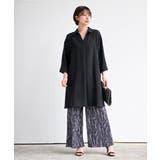 ７分袖スキッパーシャツワンピース | rps | 詳細画像31 