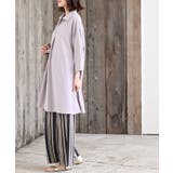 ７分袖スキッパーシャツワンピース | rps | 詳細画像37 