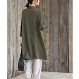 ７分袖スキッパーシャツワンピース | rps | 詳細画像4 