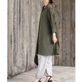 ７分袖スキッパーシャツワンピース | rps | 詳細画像5 