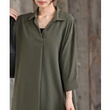 ７分袖スキッパーシャツワンピース | rps | 詳細画像6 