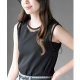 ブラック2 | ふちどりシアータンクトップ | rps