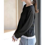 フェイクレイヤードシアーカットソー | rps | 詳細画像15 