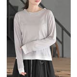 フェイクレイヤードシアーカットソー | rps | 詳細画像6 