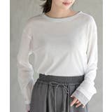 オフホワイト | フェイクレイヤードシアーカットソー | rps