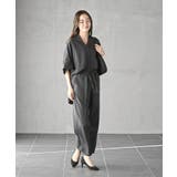 スキッパーブラウスｘイージーパンツセットアップ | rps | 詳細画像2 