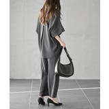 スキッパーブラウスｘイージーパンツセットアップ | rps | 詳細画像5 