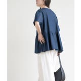 ハーフスリーブデニムペプラムジャケット | rps | 詳細画像12 