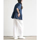 ハーフスリーブデニムペプラムジャケット | rps | 詳細画像13 