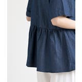 ハーフスリーブデニムペプラムジャケット | rps | 詳細画像17 