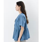 ハーフスリーブデニムペプラムジャケット | rps | 詳細画像19 