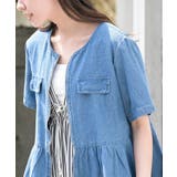 ハーフスリーブデニムペプラムジャケット | rps | 詳細画像7 