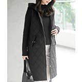 ブラック | キルトフードＺＩＰロングベスト | rps