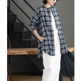 起毛バンドカラーシャツチュニック | rps | 詳細画像21