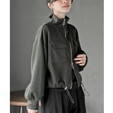 ふくれジャガードアウトポケットブルゾン | rps | 詳細画像25 