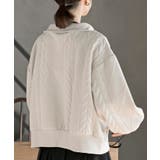 ふくれジャガードフェイクレイヤードプルオーバー | rps | 詳細画像8