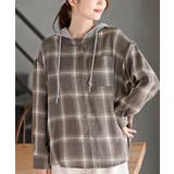 フードツキチェックシャツ | rps | 詳細画像14