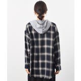 フードツキチェックシャツ | rps | 詳細画像27