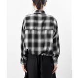 裾ドロストチェックシャツ | rps | 詳細画像28