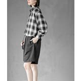 裾ドロストチェックシャツ | rps | 詳細画像3