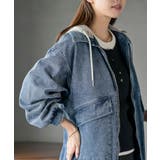 カットフード付きデニムジャケット | rps | 詳細画像22