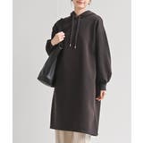 ブラウン | 裏起毛パーカーワンピース | rps