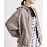 ブラウン | スエードポンチバルーンＺＩＰパーカージャケット | rps