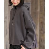 ＢＡＣＫプリーツ裏起毛ワイドパーカー | rps | 詳細画像15 