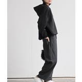 ＢＡＣＫプリーツ裏起毛ワイドパーカー | rps | 詳細画像21 