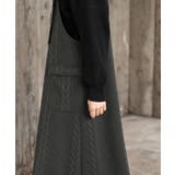 ケーブル柄ふくれジャガードジャンスカ | rps | 詳細画像20