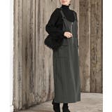 カーキ | ケーブル柄ふくれジャガードジャンスカ | rps