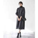 ケーブル柄パーカーワンピース | rps | 詳細画像12 