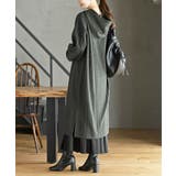 ケーブル柄パーカーワンピース | rps | 詳細画像35 