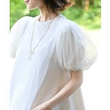 オーガンジーパフスリーブ半袖Tee | rps | 詳細画像6