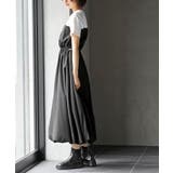 カットレイヤー風ドッキングバルーンワンピース | rps | 詳細画像14 