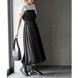 カットレイヤー風ドッキングバルーンワンピース | rps | 詳細画像16 