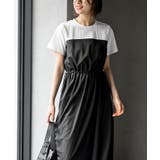 カットレイヤー風ドッキングバルーンワンピース | rps | 詳細画像17 