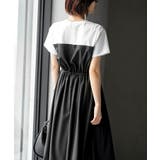 カットレイヤー風ドッキングバルーンワンピース | rps | 詳細画像19 