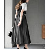 カットレイヤー風ドッキングバルーンワンピース | rps | 詳細画像25